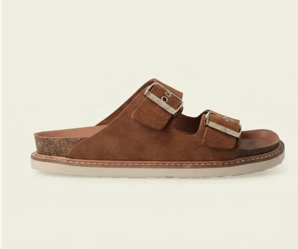 Sandales Doubles Boucles Camel – Etikashion