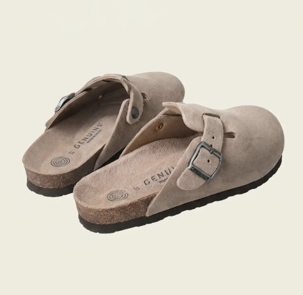 Mules en Suède Taupe – Etikashion