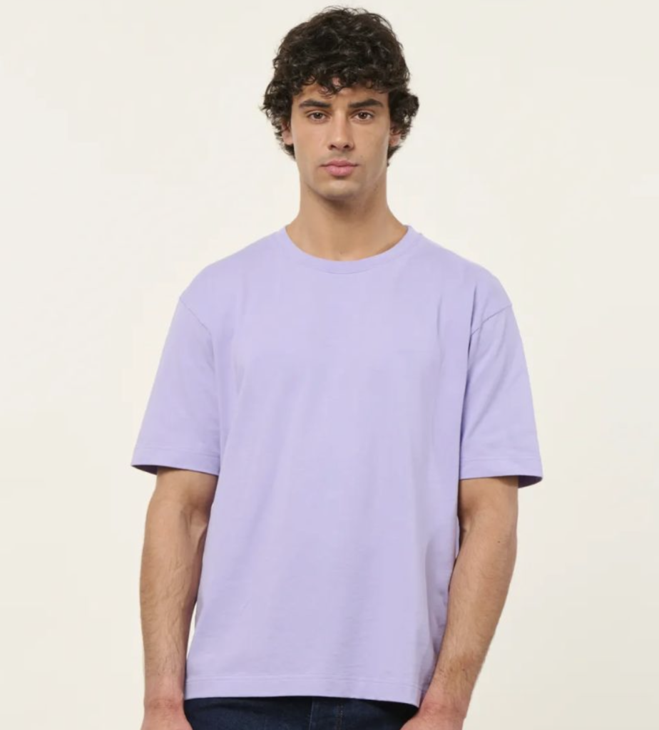 T-shirt Oversize Lilas – Etikashion