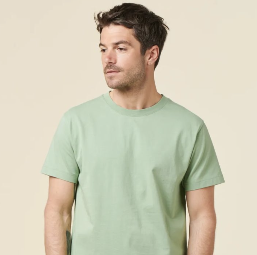 T-shirt Basique Vert d'Eau – Etikashion