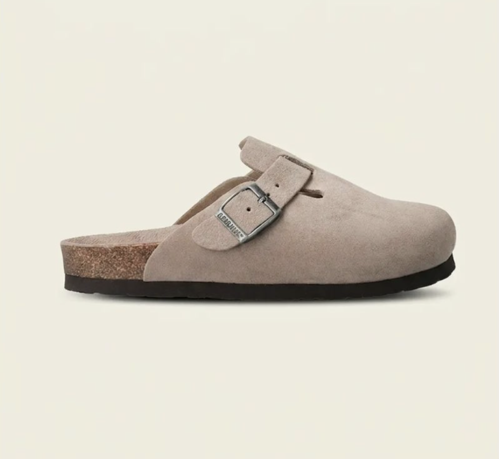 Mules en Suède Taupe – Etikashion