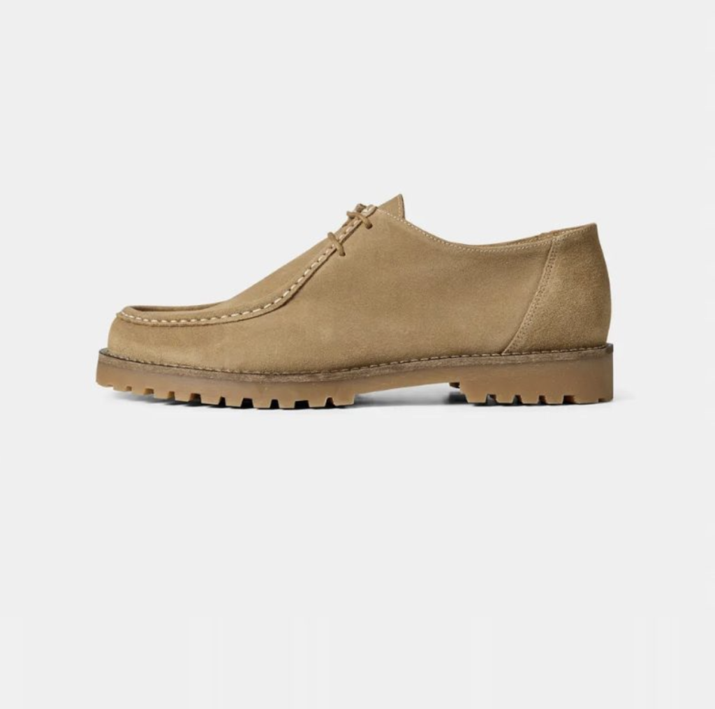 Chaussures Wallabee Semelle Crantée Sable – Etikashion