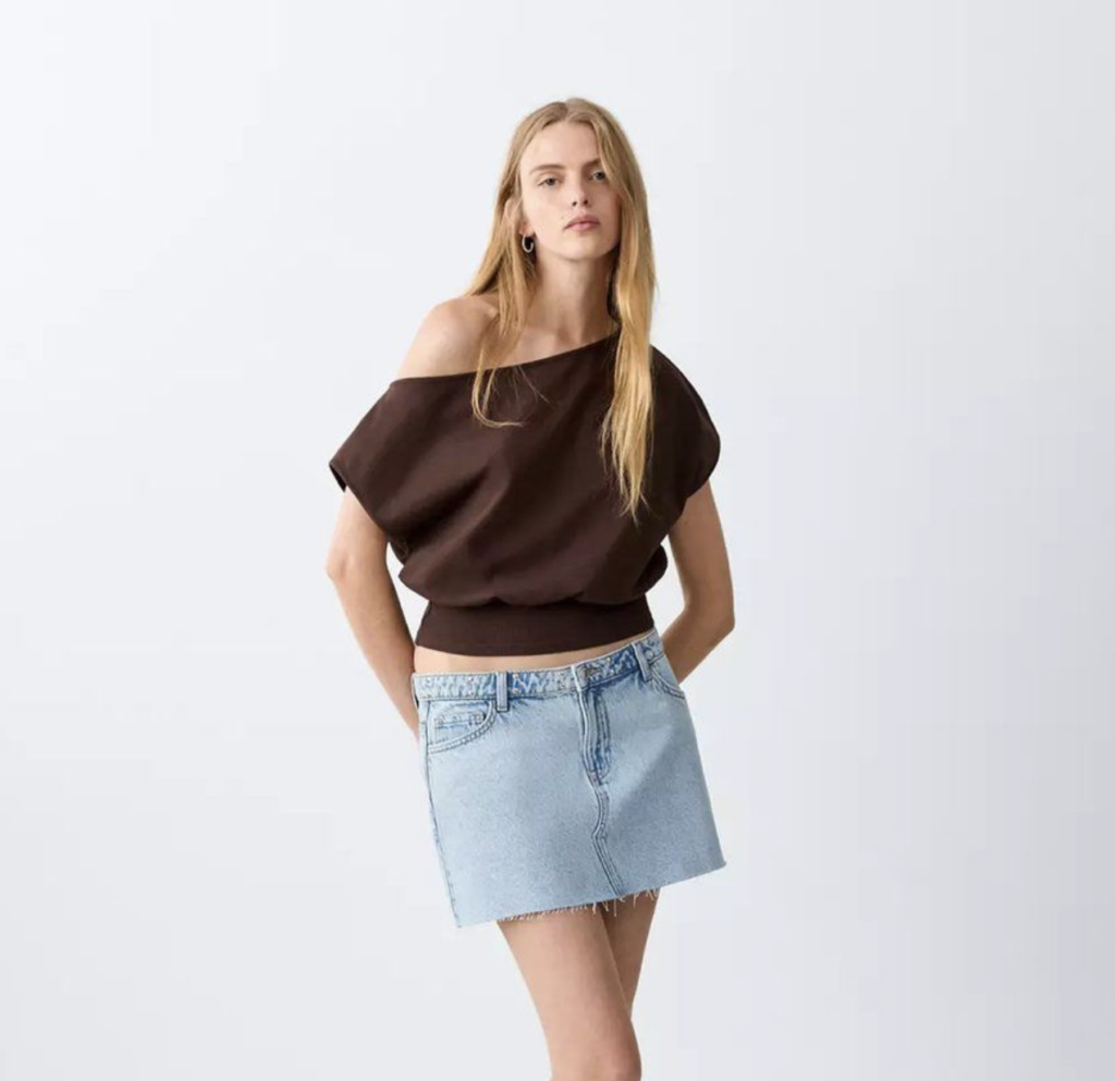 Jupe Denim Bord Brut – Etikashion