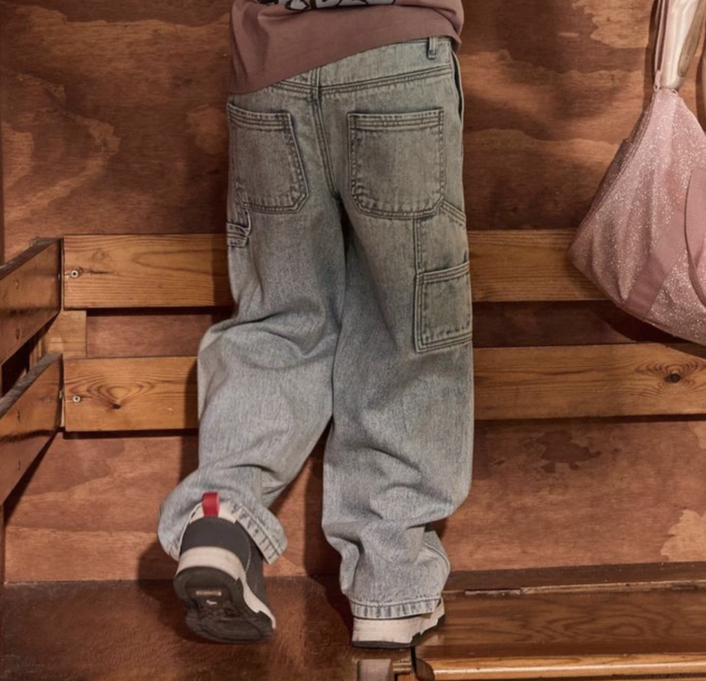 Jean Cargo Baggy Délavé – Etikashion